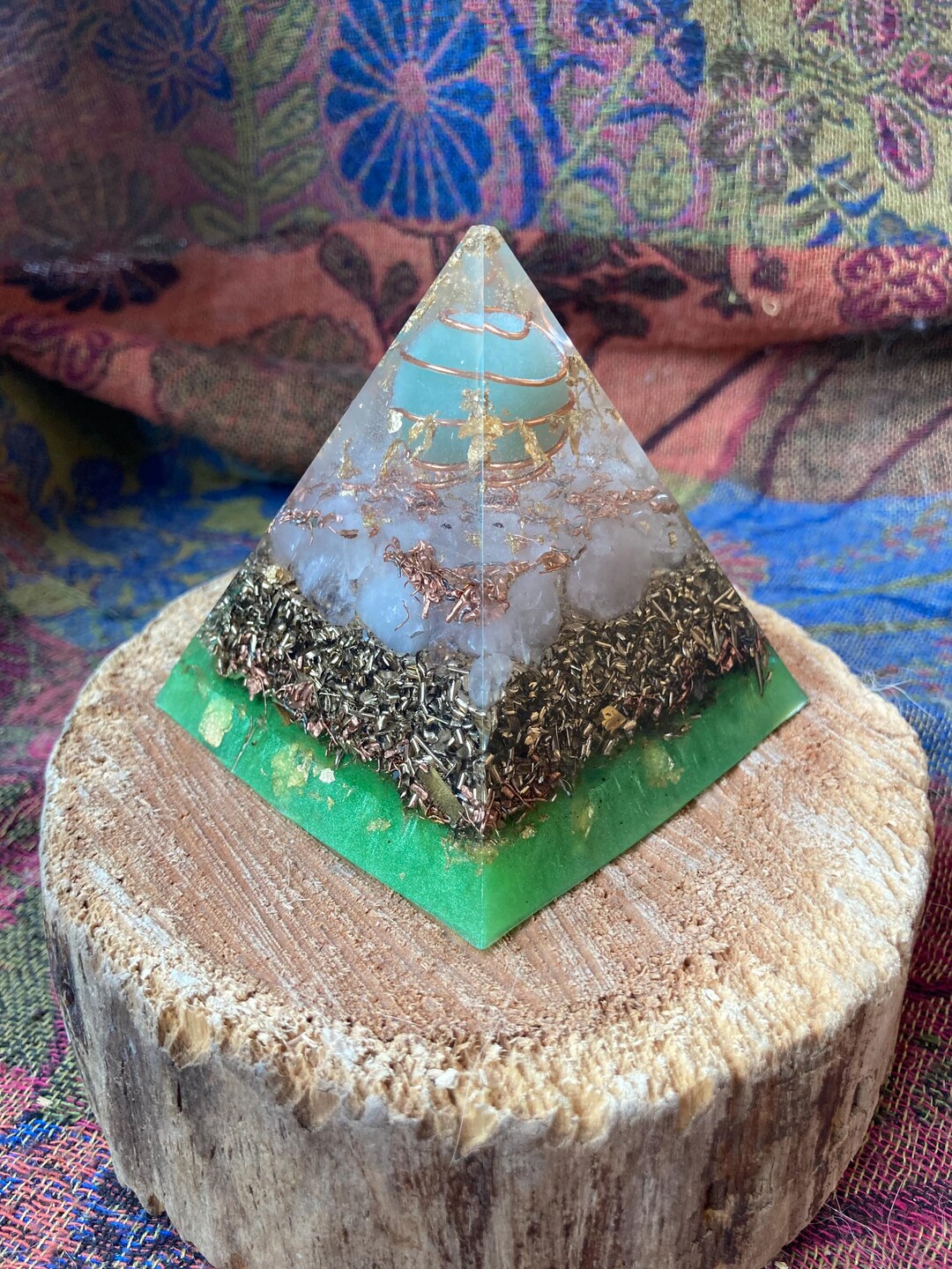 Large Orgonite Pyramids Large Orgonite Aventurine Pyramid - Etsy