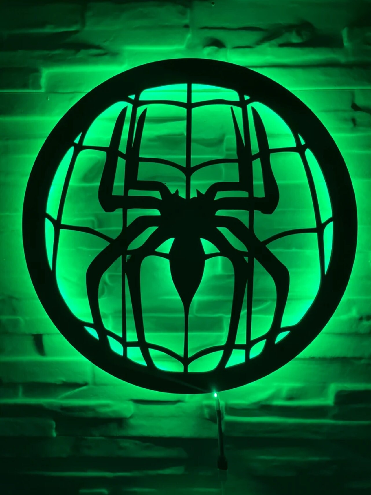 Avengers Spiderman Led Sign Marvel Logo Wall Decor Gift for Etsy