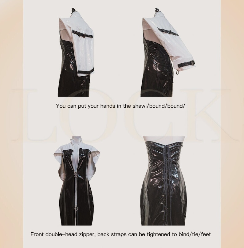 Latex Armbinder ® Dress for Slaves Etsy