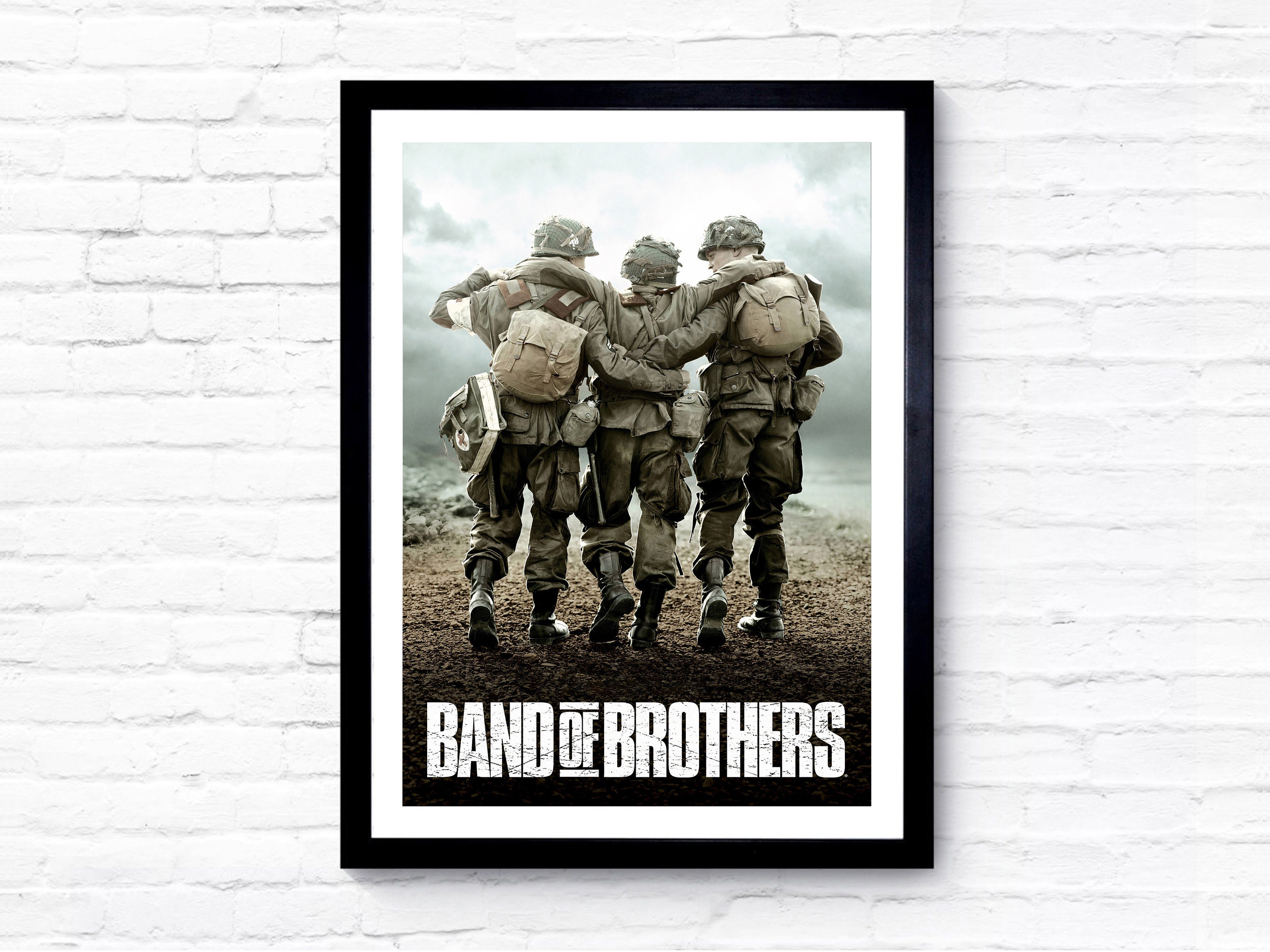 Band of Brothers TV Series Released in 2001 Movie Poster Etsy