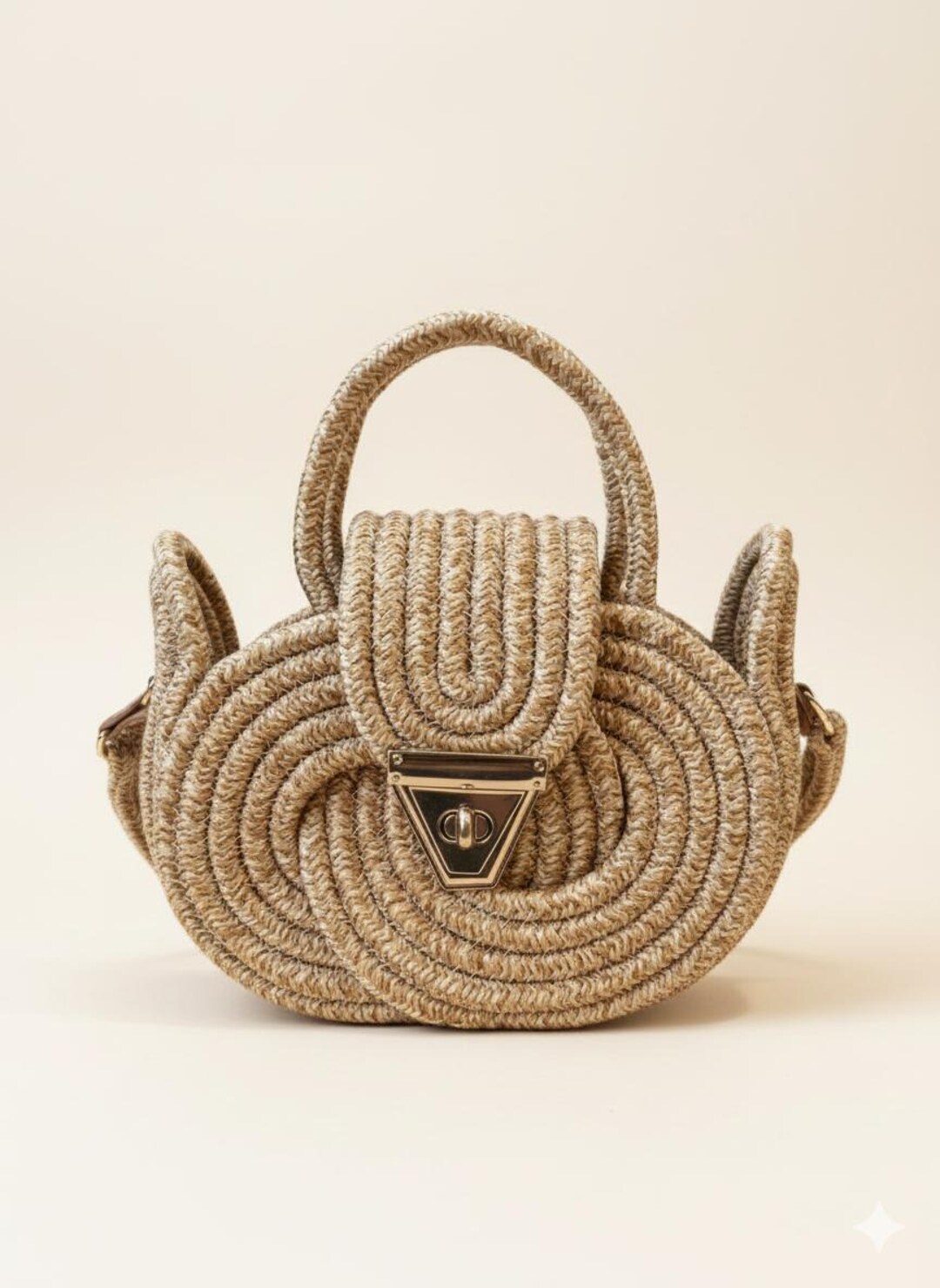 Purse Rope Bundle Handmade Infinity Knot Rope Bag , Handmade Cotton Rope Crossbody Bag ...