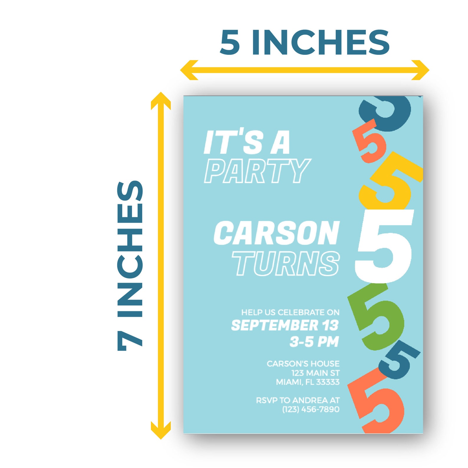 5th Birthday Party Invitation Boy Birthday Party Kid Etsy 5th-birthday-party-invitation-boy-birthday-party-kid-etsy