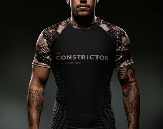 The Constrictor BJJ Short Sleeve Rash Guard for Men