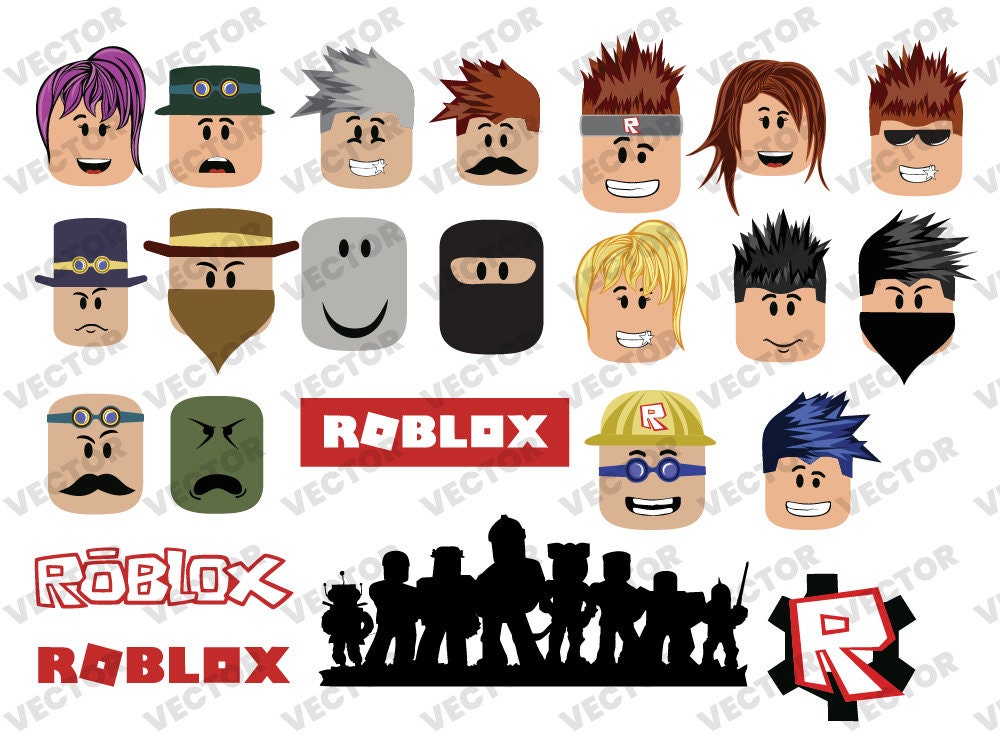 200 Roblox Svg Roblox Clip Art Svg Roblox Font Roblox Bundle Roblox ...