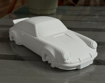 Porsche 911 Art Concrete Sculpture | Handmade