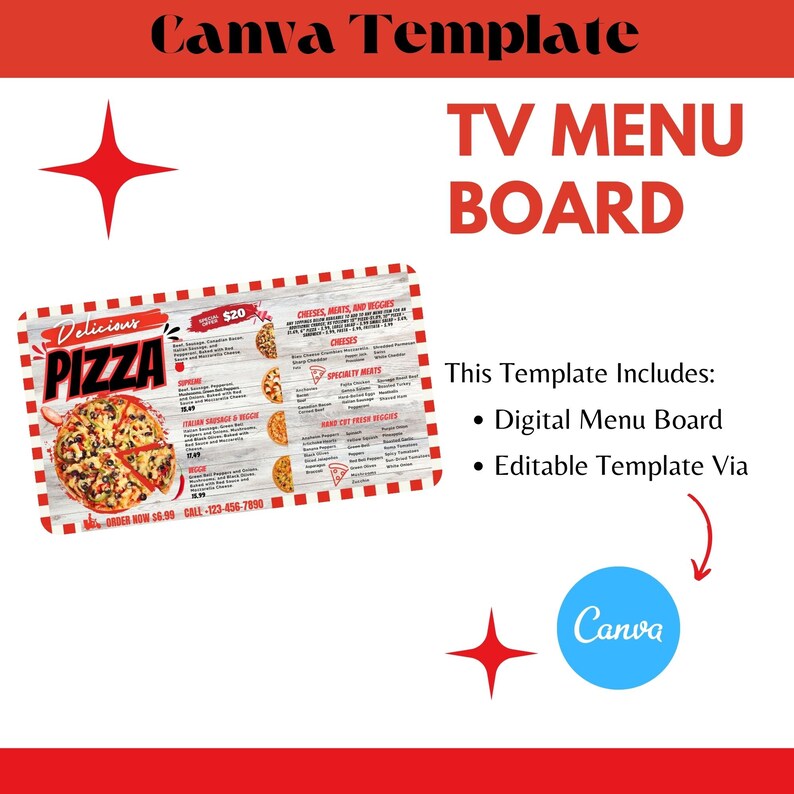 Tv Menu Board, Pizza Menu, Digital Menu Board, Restaurant's Menu ...