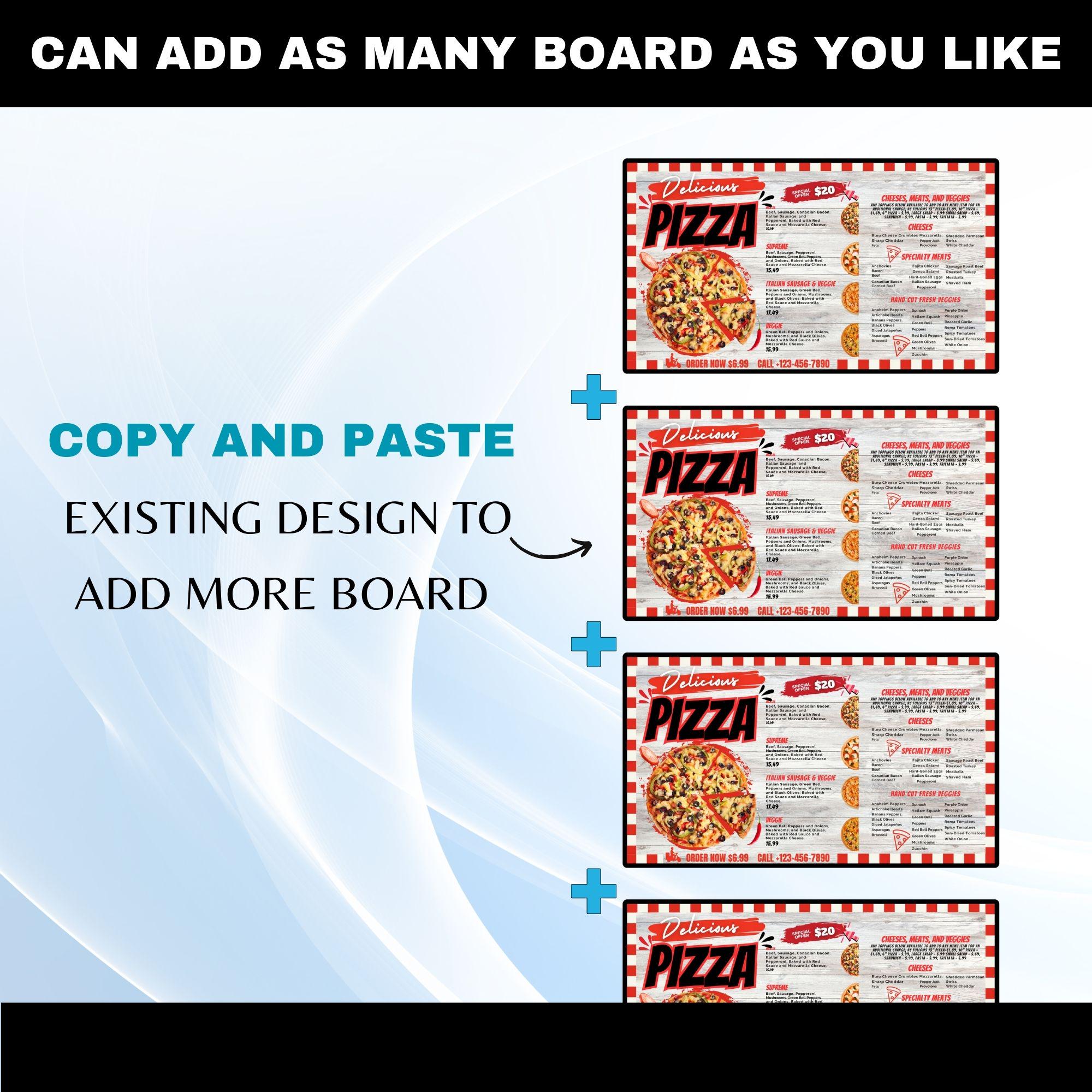 Tv Menu Board, Pizza Menu, Digital Menu Board, Restaurant's Menu ...