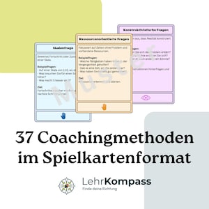 37 coachningsmetodkort PDF | Systemisk-lösningsfokuserad coachningkortuppsättning för coaching och konsultation