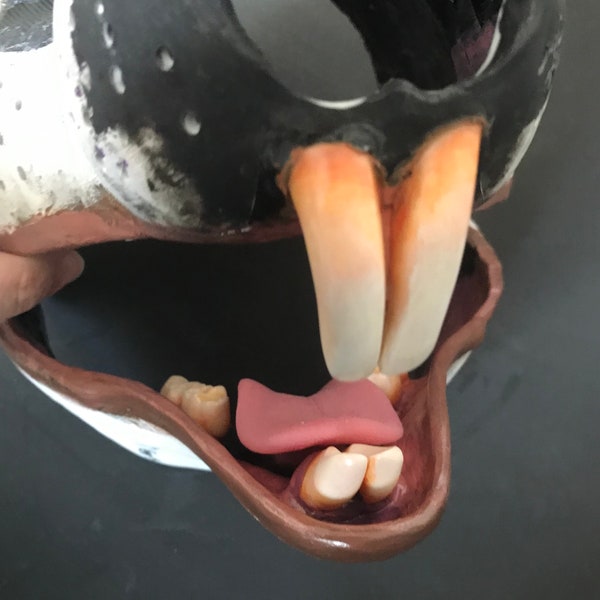 Realistic rodent resin teeth / ideal for rat mouse chipmunk skaven fursuit and cosplay mask
