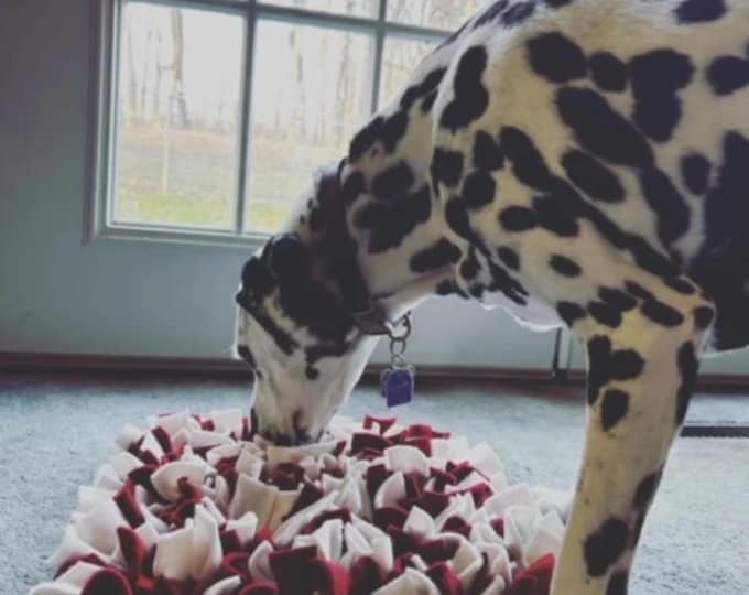 Fleece Snuffle Mat for Dogs & Cats: Pet Enrichment Puzzle
