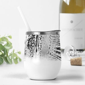 Wijnbeker wrap, dierenprint png-bestand voor sublimatieontwerpen, verjaardag wijnbeker wrap, 12 oz wijnbeker ontwerpen, wijnliefhebber geschenken