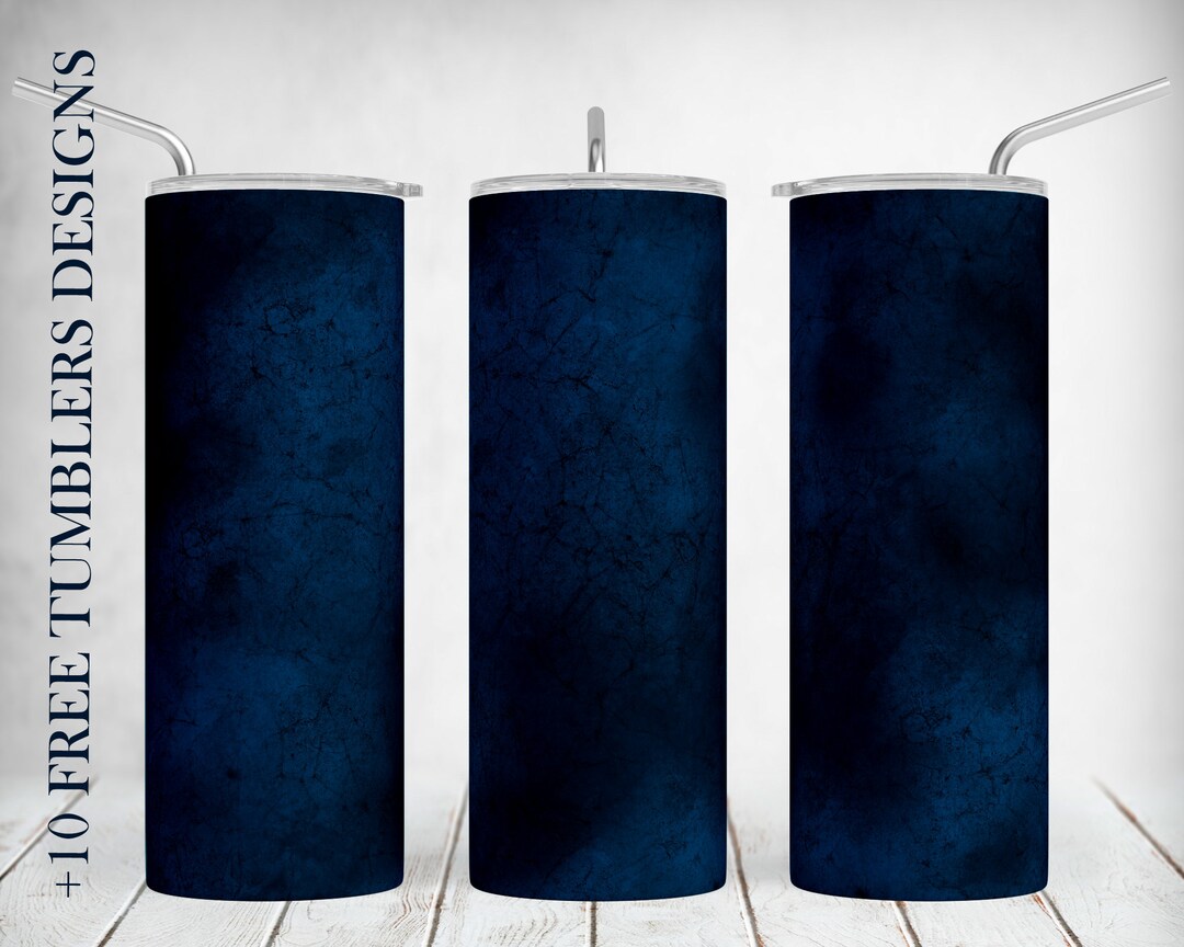 Blue 20 OZ Tumbler Wrap for Men Sublimation Design Navy Tumbler ...