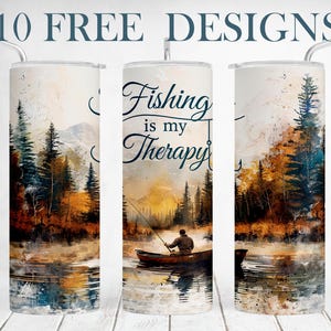 Envoltorio personalizado para vaso con foto, vaso delgado de 20 oz con diseño de sublimación, vaso con foto personalizable, regalo único para el Día del Padre para pescadores.