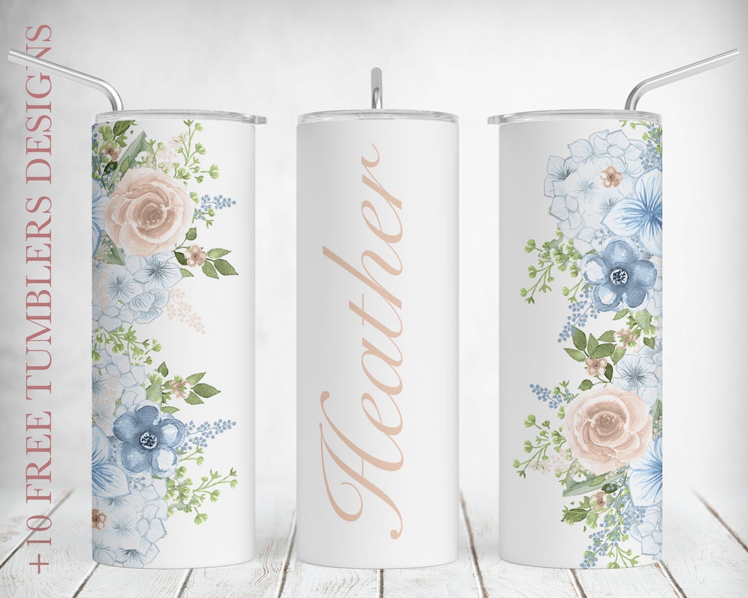 Add Your Name Tumbler Wrap for 20 Oz Skinny Cups, Wedding Tumbler ...