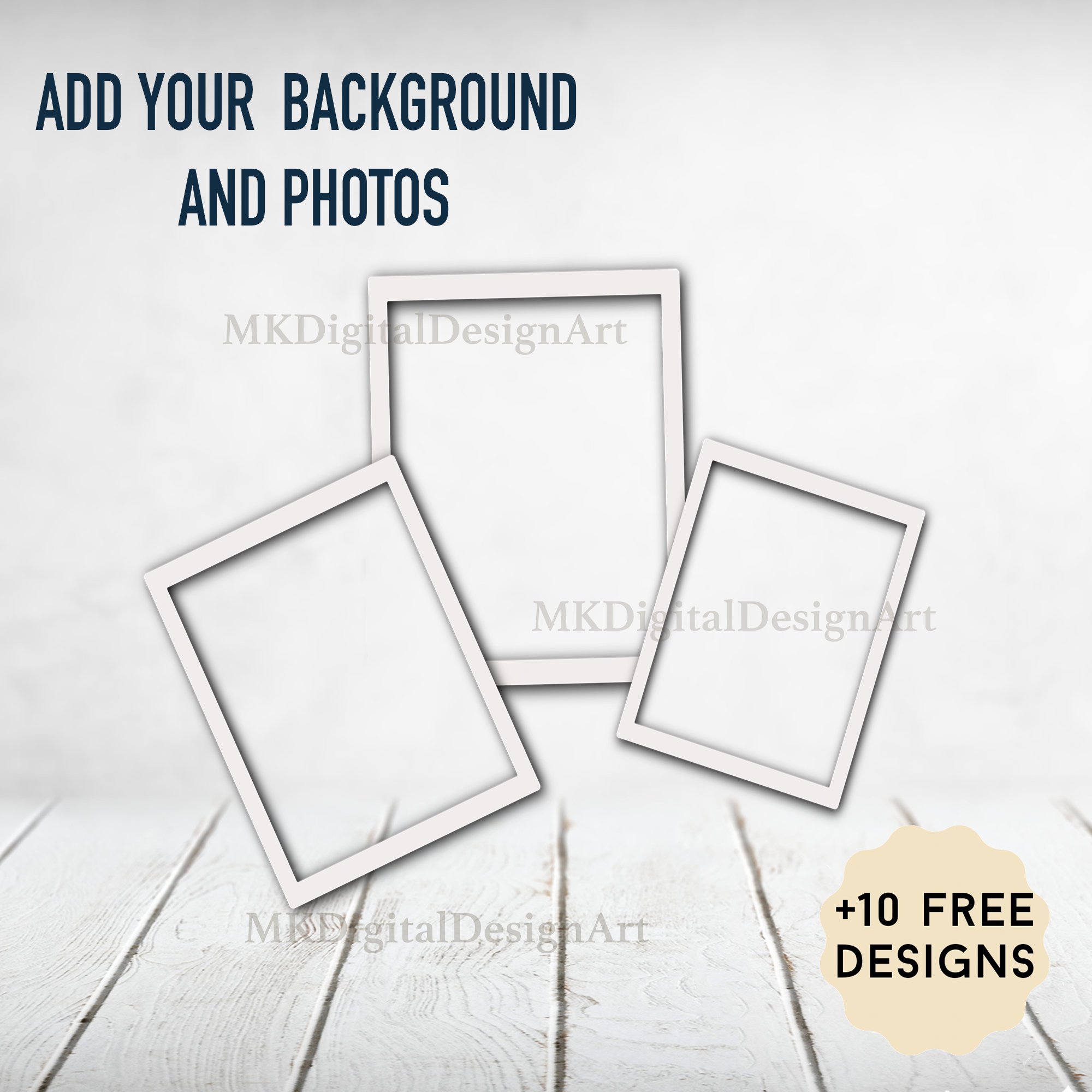 Photo Frame Png File For 20 oz Skinny Tumblers Designs 3 Photo Frame Template With Pink Frames 3 Photo Frame Clipart Instant Downloads