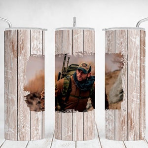 Jacht foto beker wrap mannen 20 oz mager beker sublimatie ontwerp vader fotolijst beker hout naadloos patroon digitale downloads