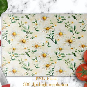 Cutting Board Png For Mom, Floral Sublimation Designs For Glass Cutting Board, Glass Chopping Board Designs With Daisies, New Home Gifts