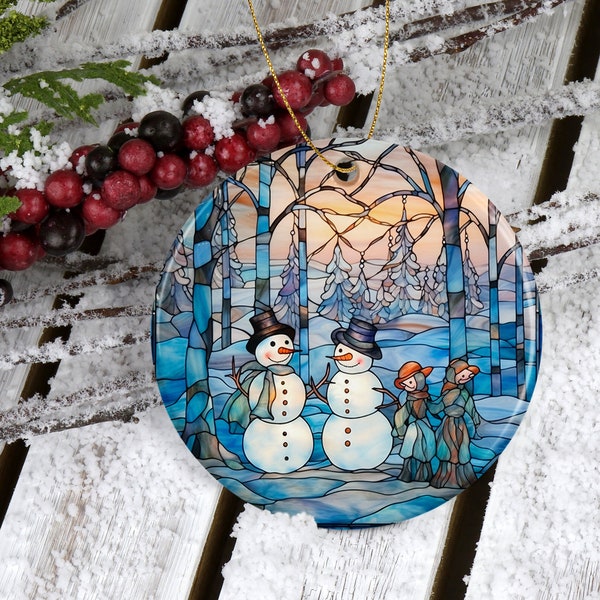Snowmen Ornaments - Etsy