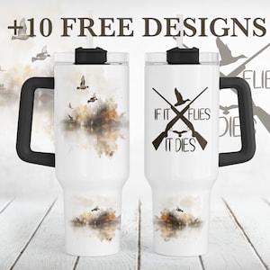 40 oz Männer Tumbler Wrap Designs für 40 oz Tumbler Sublimation Designs Downloads Enten-Jagd-Tumbler-Vorlage Enten-Tumble Png Jäger-Geschenk