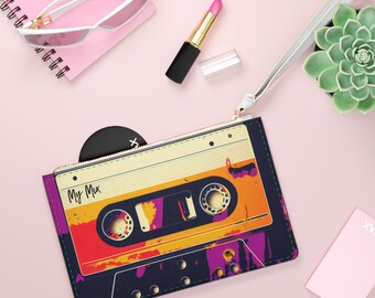 Bold Fun Retro Cassette Clutch Bag