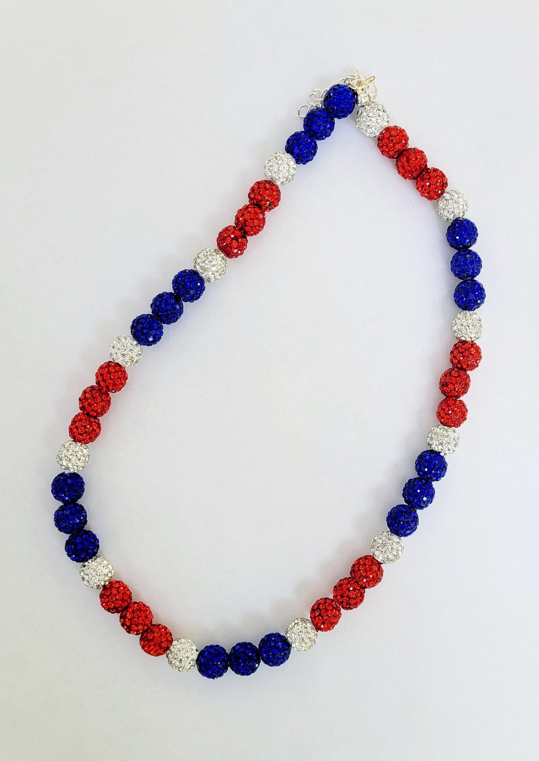 Philadelphia Phillies Necklace Rhinestone Red White and Blue, Brandon ...