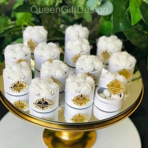 Cadeau de mariage, Cadeaux personnalisés, Fête de mariage, Cadeau d'invité, Boîte-cadeau de bonbons, Boîte de bonbons aux amandes, Coffret cadeau baby shower