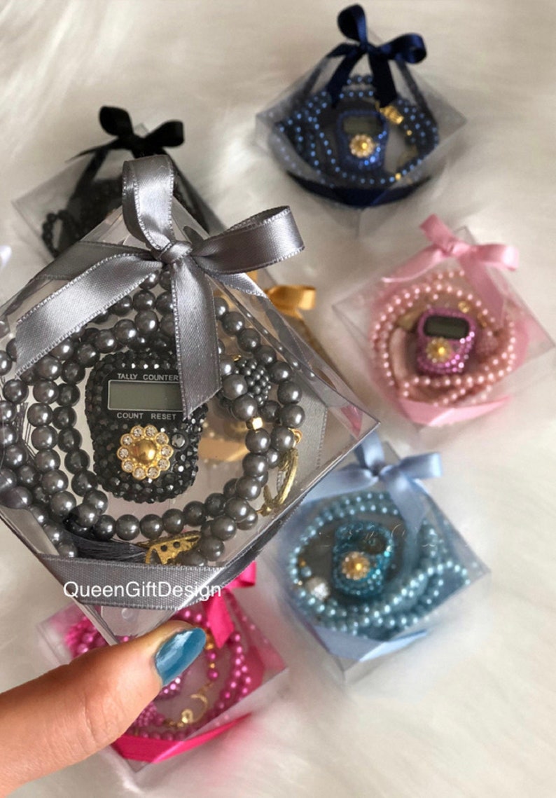 Personalized Tasbeeh and Finger Counter Set Prayer Beads Etsy