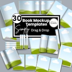 Canva Book Mockup Templates: Drag & Drop Ebook Mockups (PDF Download)