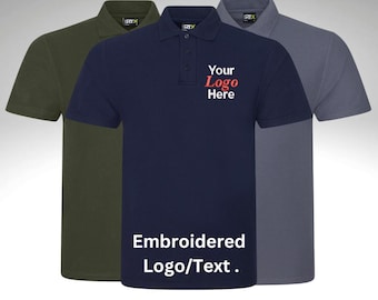 Polo bordado personalizado: logotipo personalizado, uniforme de marca