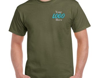 Camiseta con logotipo bordado: ropa de trabajo personalizada para pequeñas empresas