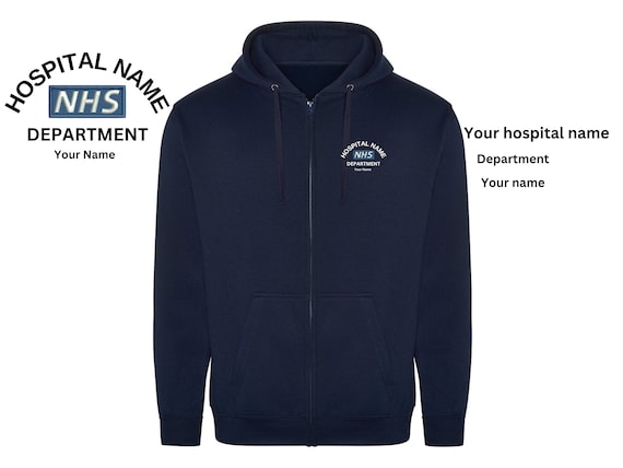 Navy nhs hoodie sales