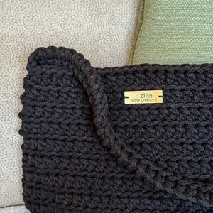 Glow Up Umhängetasche Groß 30 x 20 cm – handgefertigte gehäkelte Umhängetasche, perfekt für jeden Tag