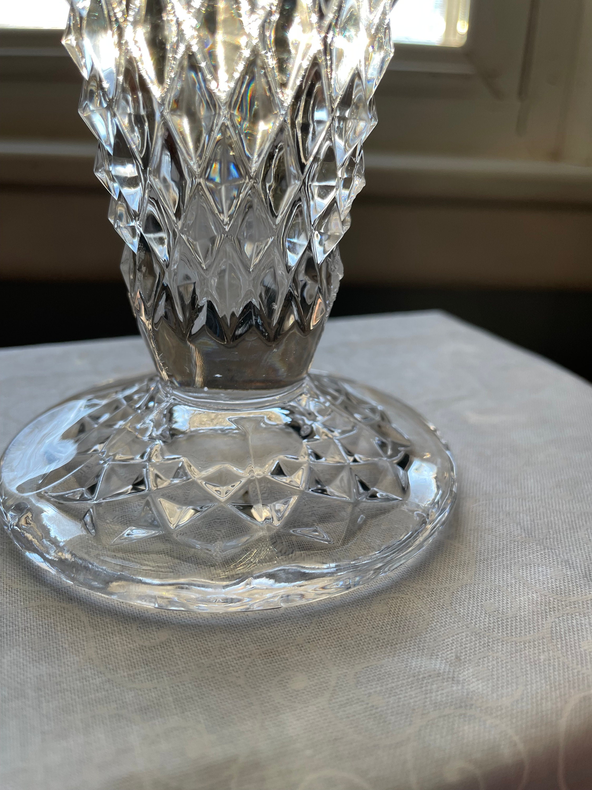 Vintage Princess House Crystal Vase Etsy