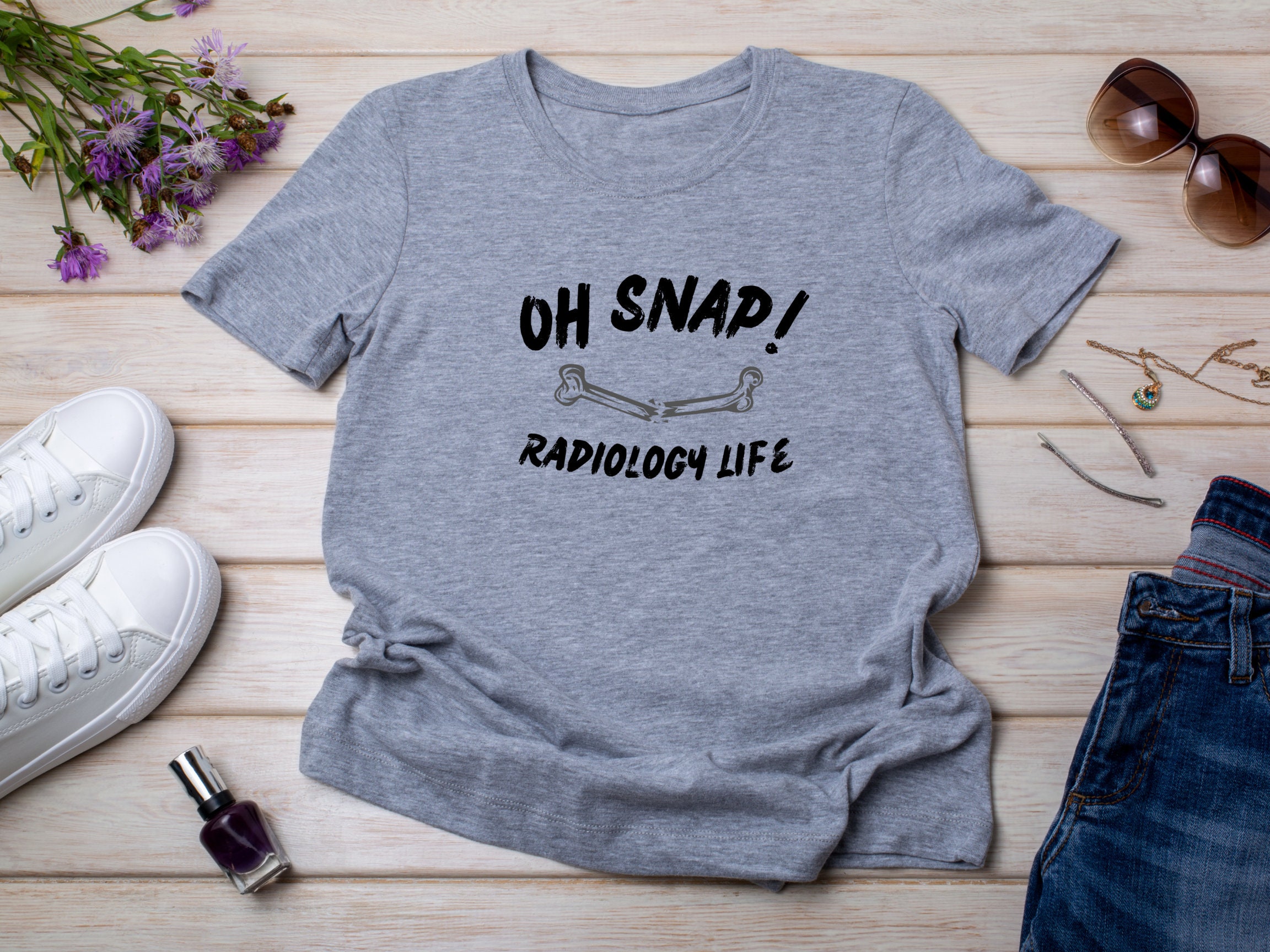 Oh Snap radiology life Unisex Heavy Cotton Tee