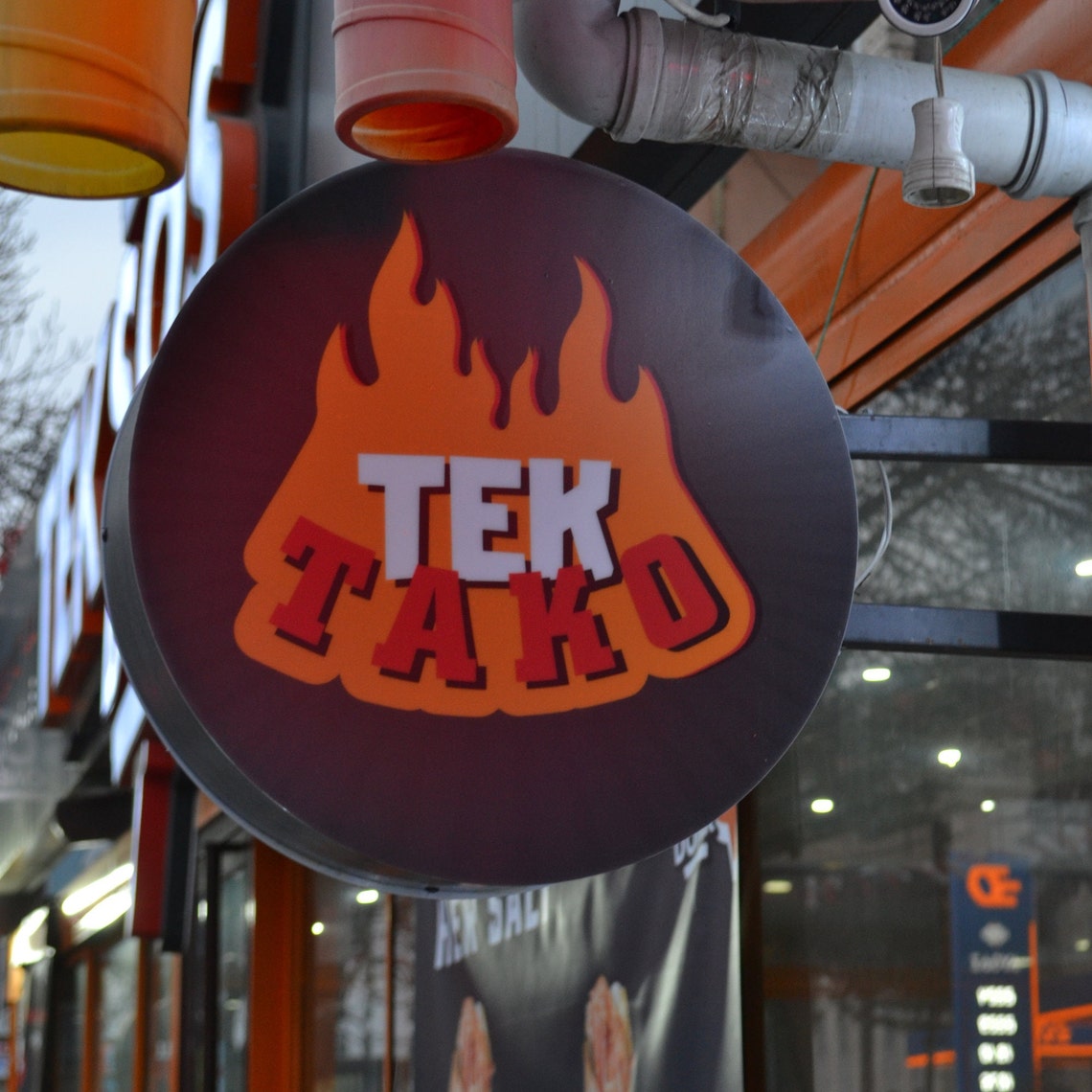 Square Light Box Store Front Sign, Round Shop Front Signage, Blade Sign