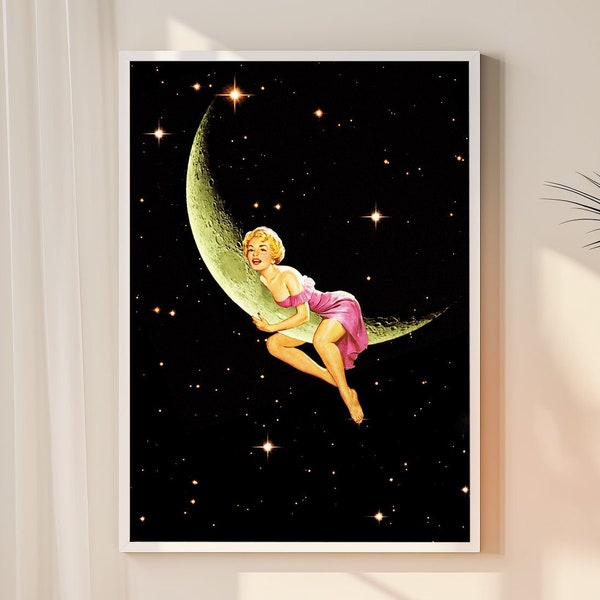 Moonlit — Surreal Art Print, Etsy listing image