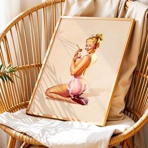 Cannabis Girl 6 Psychedelic Weed Wall Art – Surreal Collage Print – Trippy Art Poster image 10