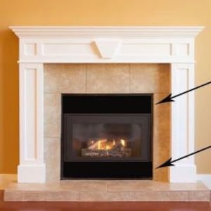Magnetic Fireplace Cover Mantle Warmth Draft Guard Indoor