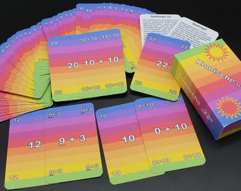 Komische 22 - Learning game for addition in the 1st grade of primary school ZR 20 - &quot;Schwarzer Peter&quot; game principle - learning and fun in one
