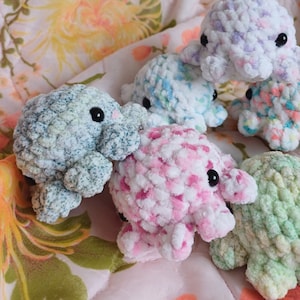 Crochet baby octopus soft toy, handmade, adorable gift