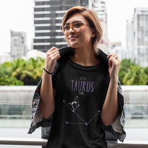Zodiac Taurus constellation, astrological,  celestial Short sleeve t-shirt