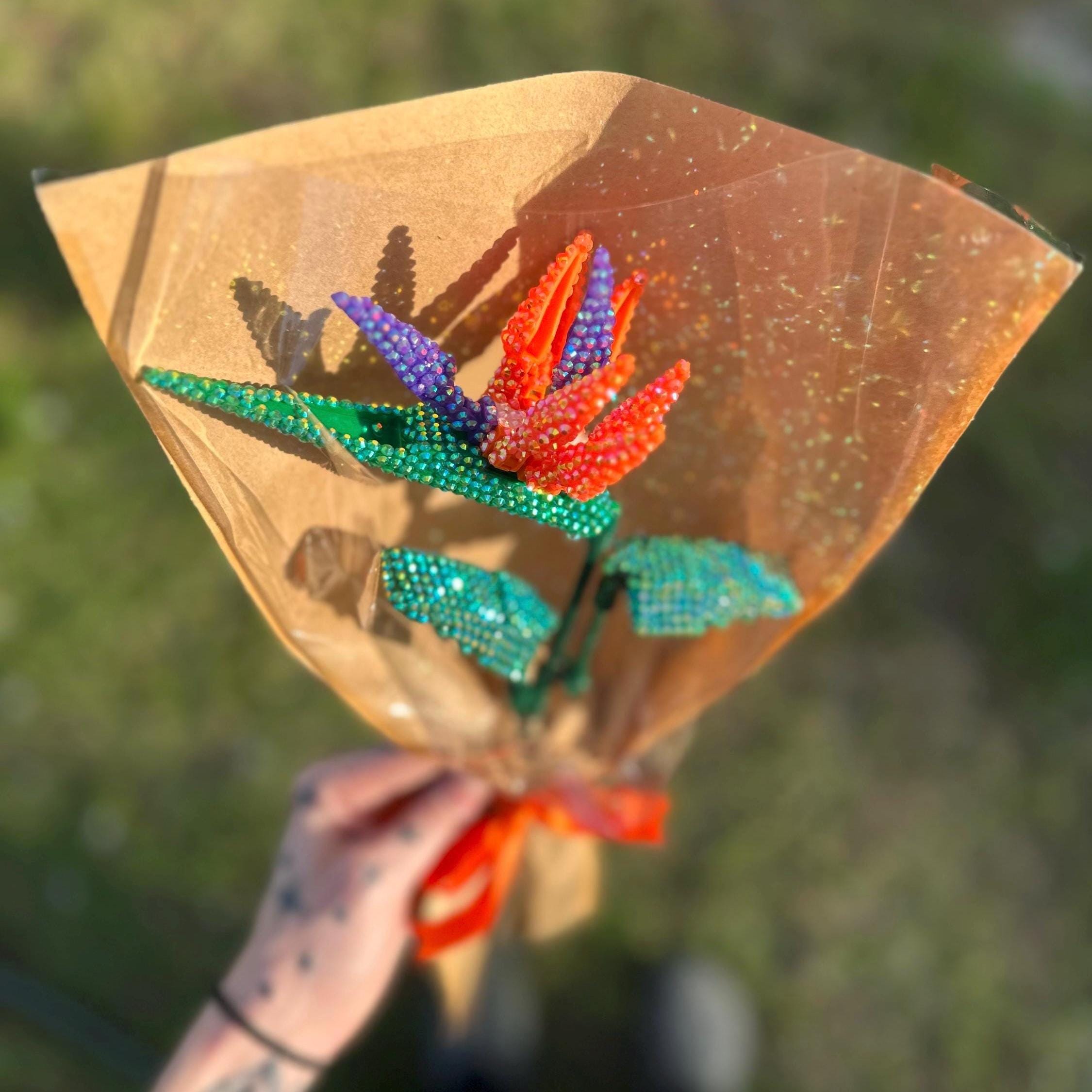 Bedazzled Lego Flower - Etsy