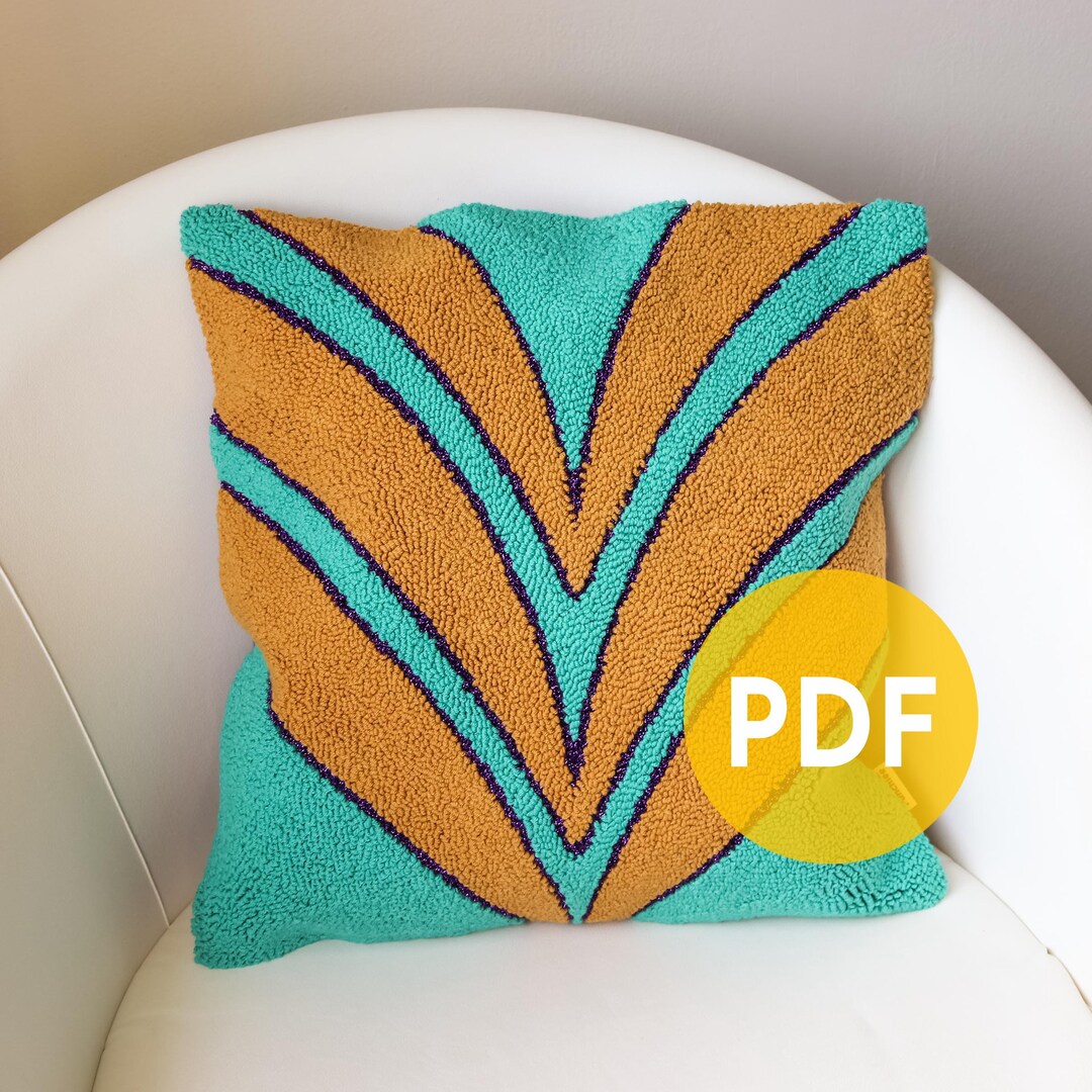 DIY Punch Needle Template Punch Needle Pattern Housewarming Punch