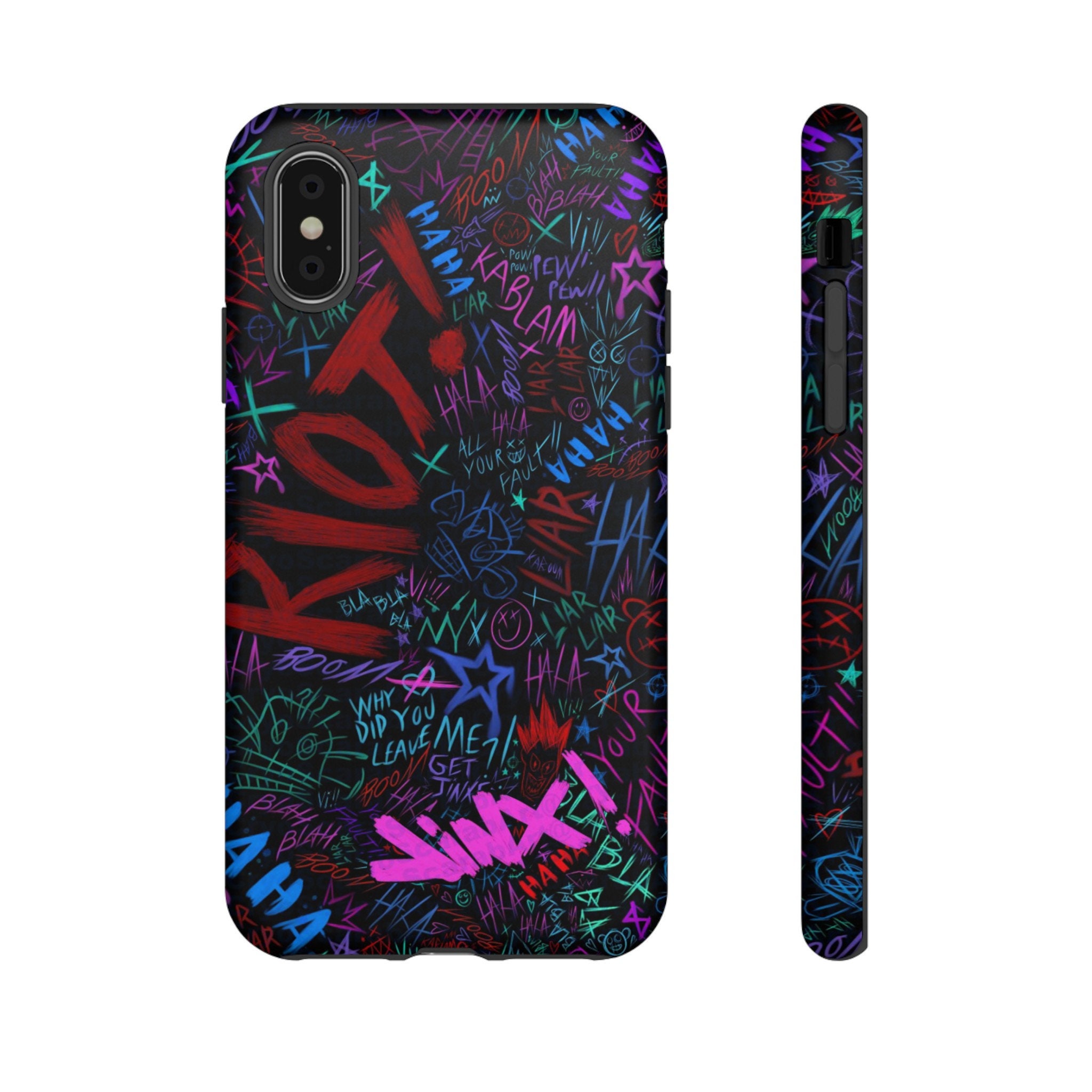 League of Legends Jinx Tough Case for iPhone 8 X XR XS 11 12