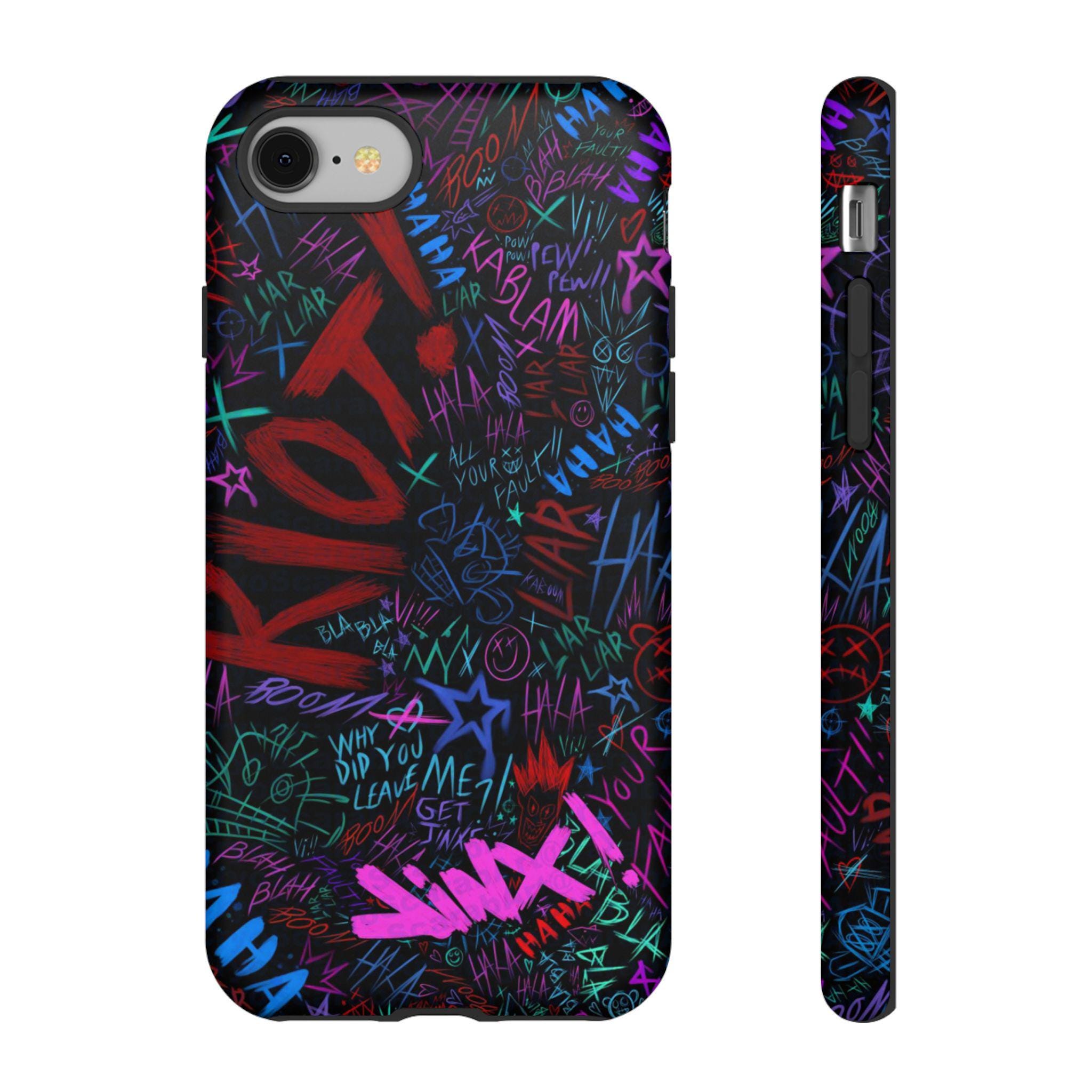 League of Legends Jinx Tough Case for iPhone 8 X XR XS 13 14 15 16