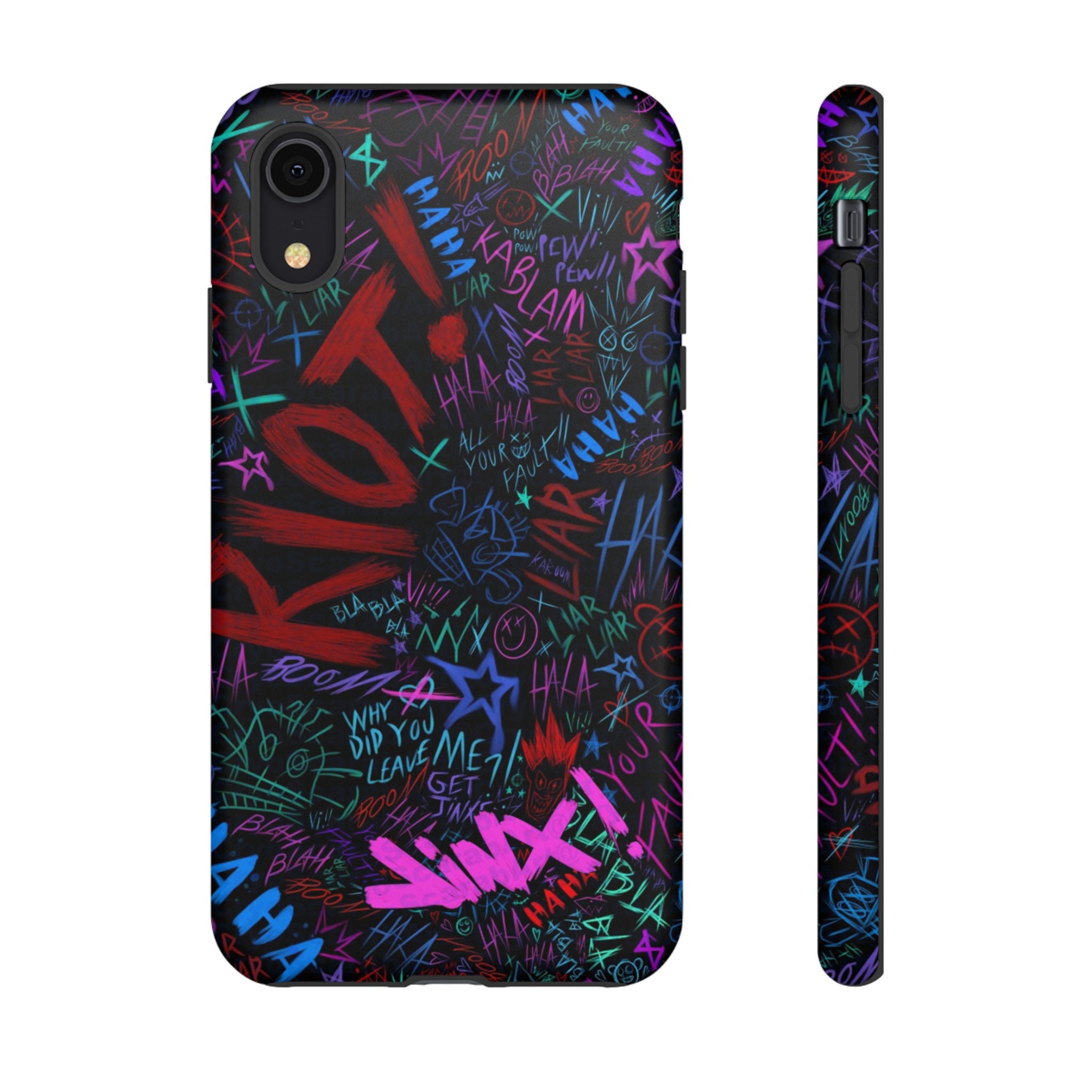 League of Legends Jinx Tough Case for iPhone 8 X XR XS 11 12