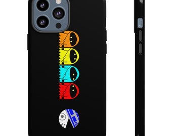 Star Wars R2D2 Pacman Tough Case for Iphone 8 X XR XS 11 12 13 Pro Max Mini Samsung Galaxy S10 S20 S21 S22 Plus Ultra Google 5 6
