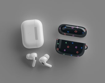 Playstation Buttons Gamer Airpod Pro Case Gen 1 2 3 Headphone Case