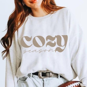 Przytulny sezon SVG PNG Sublimacja Projekt Wesołych Świąt Bożego Narodzenia Svg Święto Dziękczynienia Svg Przytulne wibracje Svg TShirt na sezon świąteczny Zimna pogoda