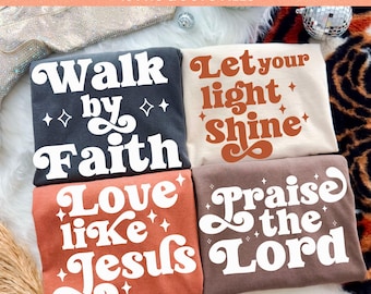 Christliches PNG-Bundle: Christliche Sublimation Ästhetischer Bibel-Vers-Png-Shirt-Design